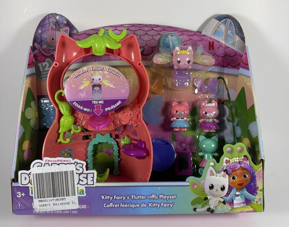 DreamWorks Gabby's Dollhouse Fairy Magic Playset - New